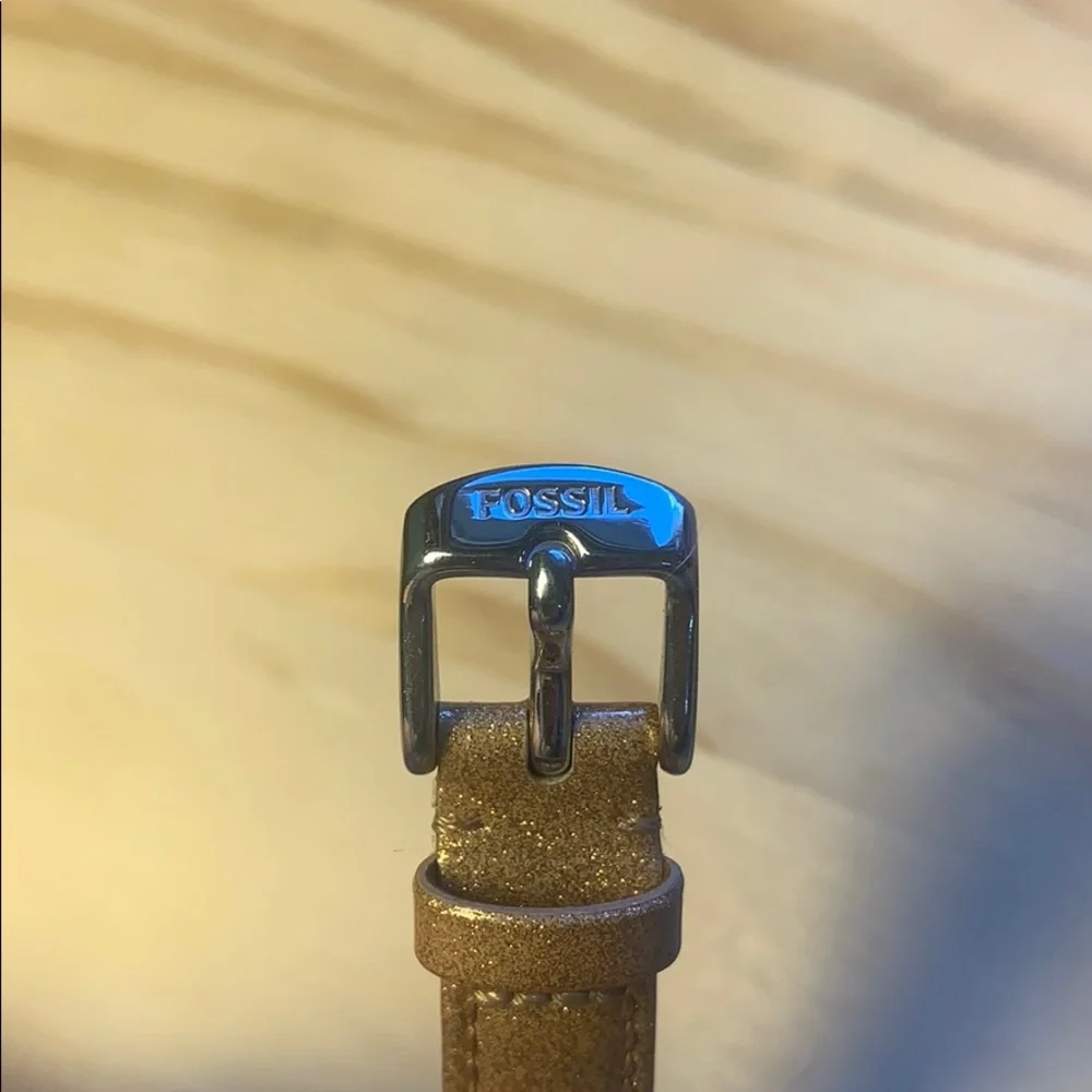 Fossil es3920set date watch leather band classic